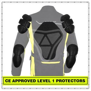 Veste de moto longue durée résistante aux intempéries, construction textile, veste de moto longue durée textile pour hommes, marque privée, fournisseur en gros OEM - Product Image 5