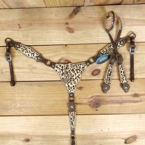 OEM Leather <b>Horse</b> Headstall and Breastcollar Set Made of Cowhide Leather Use for <b>Horse</b> <b>Wear</b> Made for Cowboy <b>Horse</b> <b>Riding</b> - Product Image 1