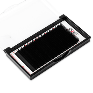 Charmlash Extensions de cils en plateau, vente en gros, extensions de cils en cachemire, plateau d'extensions de cils, fournitures, soie, noir mat foncé, vison - Product Image 1