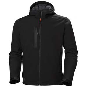 Veste Softshell Personnalisée OEM pour l'Hiver Col Montant Capuche avec Fonctionnalités Imperméables et Coupe-Vent Style Formel pour le Travail en Plein Air Randonnée - Product Image 1