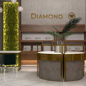 Espositore per Profumi per Saloni, <span class=keywords><strong>Arredamento</strong></span> per Ristoranti, Vetrine Refrigerate per Esposizione, Bancone Bar Mobile per Ristorante - Product Image 3