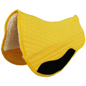 Tapis de selle synthétique léger de qualité supérieure Remplissage en laine polyester coton haut de gamme Nouvelle gamme de couleurs pour l'équitation - Product Image 5