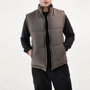 Chaleco Acolchado Ligero y Suave de Invierno al por Mayor, Chaleco Informal sin Mangas de Talla Grande para Hombre, Chalecos para Hombre, Servicio OEM - Product Image 4