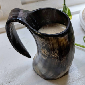 Hot Coffee Drinking Viking Drinking <b>Mugs</b>, Anniversary Gift, Husband Gifts, Couples Gift, Christmas Gifts - Product Image 1