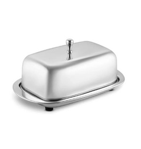 Gran Oferta, Mantequillera de Acero Inoxidable con Tapa, Bandeja para Mantequilla de Acero con Tapa, Bandeja de Almacenamiento de Mantequilla de Acero Inoxidable con Tapa - Product Image 6