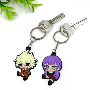 พวงกุญแจพลาสติกพีวีซีแบบนิ่มสำหรับเด็กพวงกุญแจอะนิเมะพวงกุญแจยางซิลิโคน3D พวงกุญแจแบบกำหนดเอง - Product Image 1