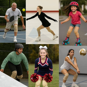 Rodilleras de Gel para Patinaje sobre Hielo, Rodillera de Gel con Acolchado Personalizado para Soporte y Protección de la Rótula - Product Image 6