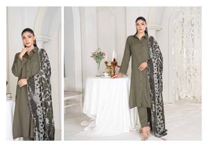 2024 Top marque Collection haute qualité laine fête porter des costumes pour femmes inde et Pakistan Style Salwar Kameez - Product Image 2