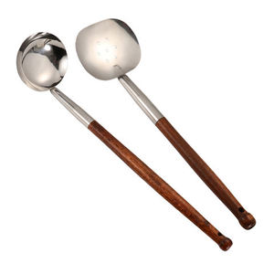 Ustensiles de cuisine compacts en métal pour une utilisation quotidienne dans la cuisine comprenant un fouet et une louche pour chaque chef - Product Image 3