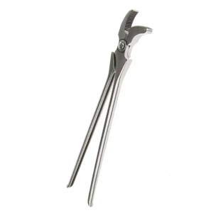 Vente en gros de poudre noire forgée, instrument vétérinaire fait à la main de maréchaux de maréchaux droits avec mâchoire incurvée à prise ferme - Product Image 3