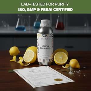 Huile Essentielle de Citron 100% Pure, Hydratante, Éclaircissante et Nourrissante pour le Corps, avec Ingrédients Herbacés (Arbre à Thé, Lavande), Emballage Boîte - Product Image 6