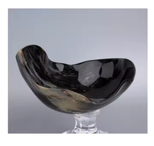 Ensemble décoratif de luxe pour la maison de 850 pièces de bols en corne de buffle naturel Hot Selling Animal Style par Crescent Crafts - Product Image 3