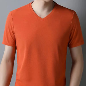 Nuevo estilo de diseño de camiseta para hombre corto personalizado nuevo diseño de buena calidad Stock, ropa a granel, ropa mixta, ropa usada - Product Image 1