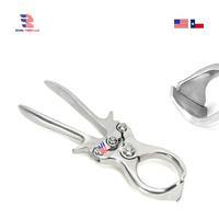 Pince de Castration Emasculatrice - Instrument Vétérinaire en Acier Inoxydable 12'' Réutilisable et Réglable pour Chiens, Chevaux, Bovins, Chèvres