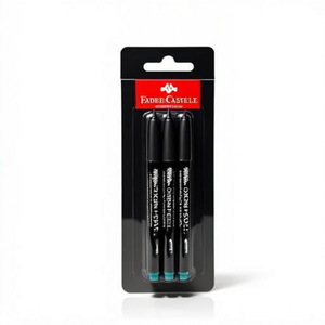 Stylos marqueurs noirs à pointe fine Faber-Castell pour l'expression artistique - Product Image 2
