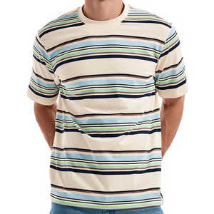 Camiseta de hombre superventas de alta calidad con patrón de poliéster/algodón de secado rápido y transpirable personalizable para adultos - Product Image 6