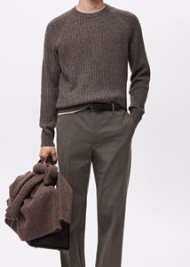 Suéter Cárdigan de Punto Jacquard de Manga Larga Casual de Otoño para Mujer de la Mejor Calidad con Logotipo Frontal - Product Image 5