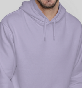 Sweat à capuche décontracté pour homme, couleur lavande, style hiver, ODM, 100% coton super-peigné bio-lavé pré-rétréci, molleton 300 GSM, unisexe, taille Derby - Product Image 4