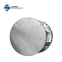 Capot de cheminée en acier inoxydable 3" 4" anti-reflux pour tuyau de cheminée à double paroi, résistant à la rouille et à la corrosion
