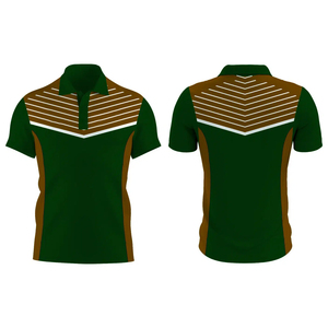 Nuevo diseño de calidad superior de secado rápido de manga corta de diseño personalizado de sublimación completa de alta calidad Polo ligero para hombres - Product Image 3