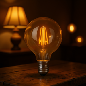 Amber LED Decorative <b>Bulb</b> 125 4W 2200K E27 - Product Image 3