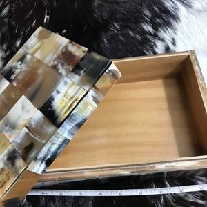 Horn Decorative Jewllwery <b>Box</b> Decorative Wooden <b>Box</b> for <b>Storage</b> and Jewellery for Gift From India Agate - Product Image 4