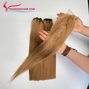 Pelucas de cabello humano vietnamita virgen 100% transparente de lujo para Swiss HD Lace de Thanh an Natural Look Ready for Styling - Product Image 5