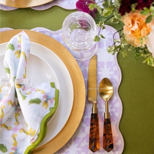 Marvelous Metal Cutlery Set with <b>Tortoise</b> Shell Handle Gold Finished for <b>Home</b> & Wedding Tabletop Dinnerware Flatware Sets - Product Image 2