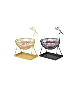 2025 décor de table fruits présentoir et panier à bas prix vente chaude argent fini maison - Product Image 5