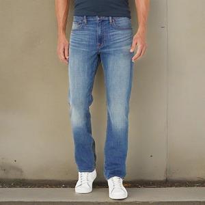 Jeans extensibles haut de gamme pour hommes, automne et hiver, avec velours et épaississement, coupe slim droite, pantalon long décontracté épais pour l'hiver pour hommes - Product Image 5