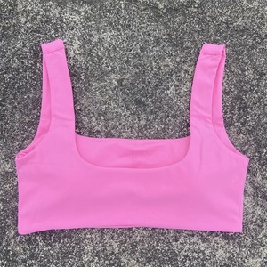 Sujetador Deportivo de Color Sólido, Top Corto para Gimnasio y Yoga, Chaleco Deportivo para Mujer, Bralette de Alto Impacto, Ropa Interior Ajustada para Correr con Relleno en el Pecho - Product Image 3