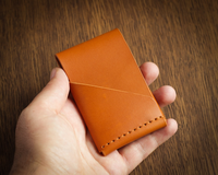 Portefeuille en cuir véritable vintage fait à la main pour hommes, porte-carte d'identité de travail RFID de haute qualité, étui pour passeport, carte d'argent, pièce de voyage