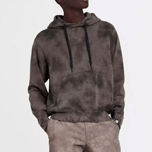 Venta al por mayor Streetwear Hoodie Fleece Blank Vintage Acid Wash Sun Faded Distressed Vintage Hoodies para hombres - Product Image 3