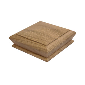 Elegantes Tapas Decorativas de Madera Maciza para Postes de Cercas, Barandillas de Terraza, Apartamentos y Muebles de Jardín - Product Image 1