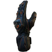 Gants de motard en cuir de vachette véritable Gants de moto pour hommes en cuir de vachette souple Taille: S à 3XL