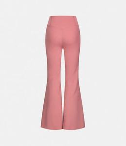 Mallas de cintura alta con bolsillo trasero para mujer, Leggings de yoga con logo personalizado, nuevo diseño - Product Image 2