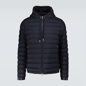 OEM Custom Design 2026 Hooded Heated Jacket Puff Padded Coat Men Bubble Winter <b>Black</b> Custom Men Puffer Jacket - Product Image 4