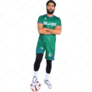 Camiseta de fútbol de alta calidad personalizada, camiseta de entrenamiento de fútbol personalizada, uniforme de manga corta, uniforme de fútbol de tela de poliéster - Product Image 1