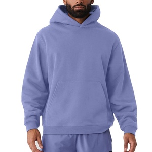 Logo de broderie personnalisé OEM haute qualité 100% coton sweat à capuche surdimensionné épaule tombante Streetwear XS taille lourd GSM motif d'impression - Product Image 1