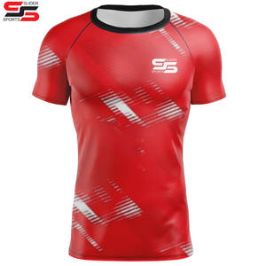 Gran oferta, camiseta Rashguard hecha a medida de calidad superior para hombre, protección larga transpirable a precios razonables al por mayor - Product Image 1