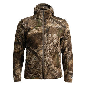 Chaqueta de caza de lona encerada impermeable de concha suave transpirable hecha a medida para hombres temporada de invierno - Product Image 1