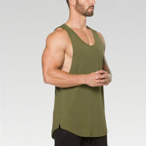 Wholesale Custom Logo Men's Acid Wash <b>Sleeveless</b> Tank <b>Tops</b> Fitness Sportswear Stringers - Product Image 6