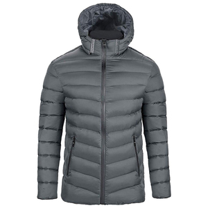 Chaqueta acolchada de invierno de la mejor calidad para hombre, hecha a medida con cuello levantado y cierre de cremallera, comodidad transpirable excelente - Product Image 1