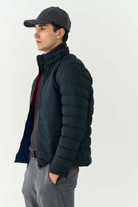 Veste matelassée réversible personnalisée OEM de haute qualité pour hommes, logo personnalisé, veste d'hiver décontractée unisexe - Product Image 5