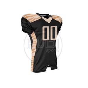 Personalizable OEM juvenil fútbol americano Jersey transpirable manga corta equipo diseño uniforme más tamaño conjunto - Product Image 5