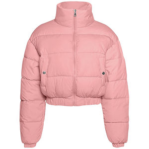 Veste polaire d'hiver pour femmes de haute qualité Nouveau design Service OEM entièrement rembourré Techniques de teinture unie à faible quantité minimale de commande - Product Image 1