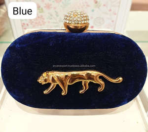 Nouveauté, magnifique broche en velours royal multicolores faite à la main, unique, pochette de soirée pour mariée, porte-monnaie pour femmes, chaîne en métal - Product Image 4