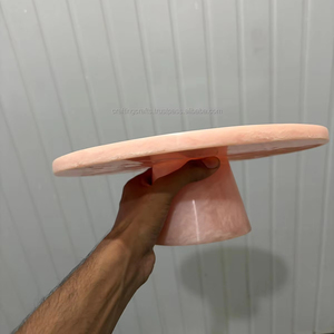 Support à gâteau décoratif en résine fait main de qualité supérieure, non toxique, écologique, taille/couleur personnalisable, lavage à la main uniquement, pour mariage, anniversaire - Product Image 1