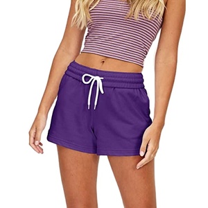 Shorts de sport taille haute pour femme en coton respirant avec poches – Collection été 2026 - Product Image 1