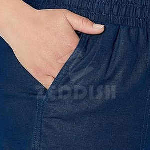 กางเกงขาสั้นเอวสูงสำหรับผู้หญิงไซส์ใหญ่ ราคาโรงงาน ผ้าฝ้าย 100% ระบายอากาศดี แต่งระบาย เหมาะสำหรับใส่ลำลองกลางแจ้ง สไตล์สตรีทแวร์ - Product Image 6